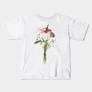 Valentines Bouquet Kids T-Shirt